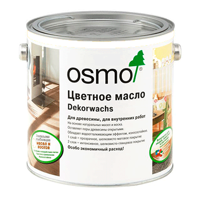Масло цветное Dekorwachs Intensive Töne OSMO